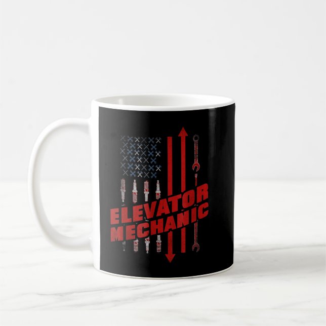 Elevator Mechanic Coffee Mug (Left)