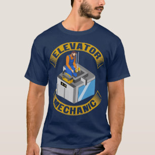 Elevator Mechanic design Service Maintenance Repai T-Shirt