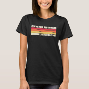 Elevator Mechanic Distressed Retro Vintage T-Shirt