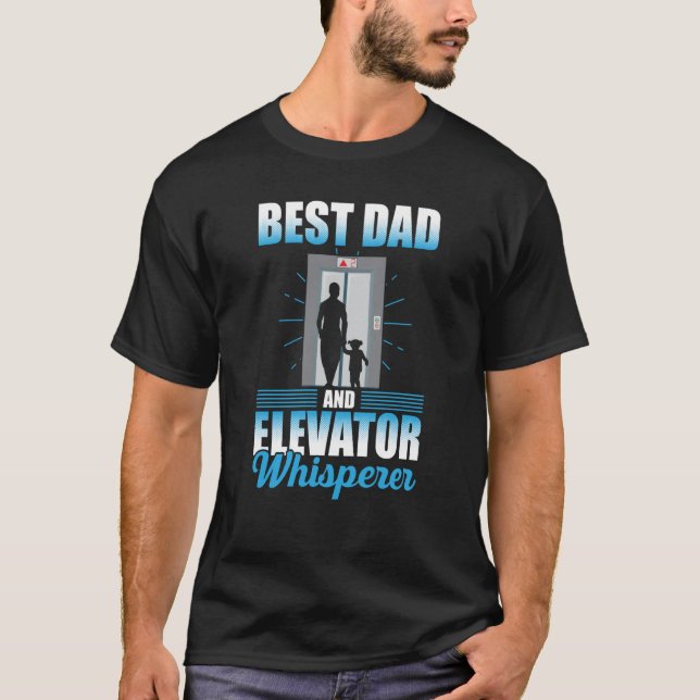 Elevator Mechanic Elevator Technician Repairmen Ma T-Shirt (Front)