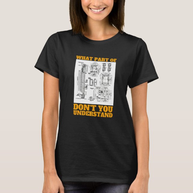 Elevator Mechanic Engineer And Elevator Installer  T-Shirt (Front)