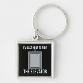 Elevator Mechanic Engineer Ride The Elevator Key Ring