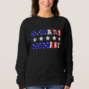 Elevator Mechanic Maintenance Life Succeeding Tech Sweatshirt