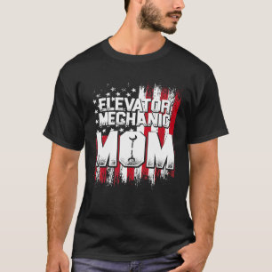 Elevator Mechanic Maintenance Life Taught Technici T-Shirt
