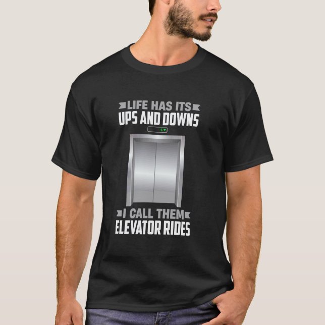 Elevator Mechanic technician T-Shirt (Front)