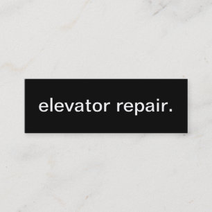Elevator Repair Business Card
