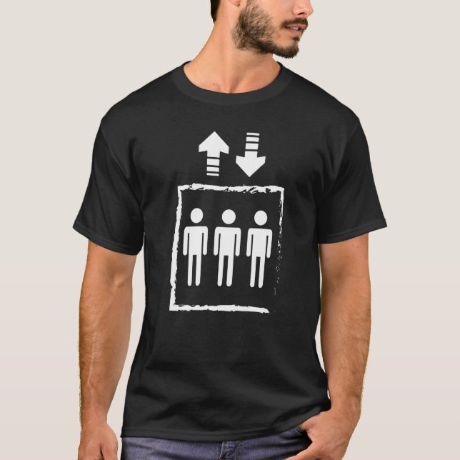 Elevator Technician Mechanic Engineer Premium T-Shirt (Front)