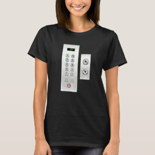 Elevators Lift I Elevator Buttons I Elevator Mecha T-Shirt