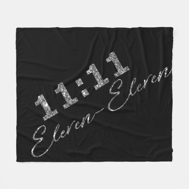 Eleven 11:11 Eleven Fleece Blanket (Front (Horizontal))
