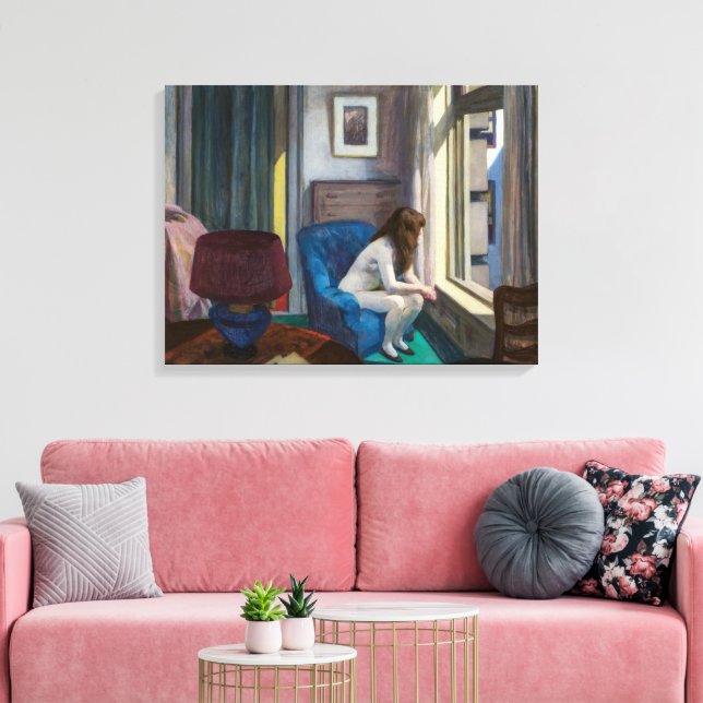 Eleven AM | Edward Hopper | Canvas Print (Insitu(LivingRoom))