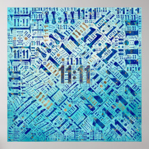 Eleven Eleven Numerology Pattern #1 Poster