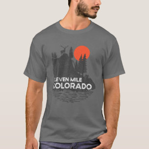 Eleven Mile Colorado Hiking Camping Nature Deer De T-Shirt