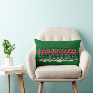 Eleven Pipers The Faithful Apostles Cut-Out 2 Lumbar Cushion