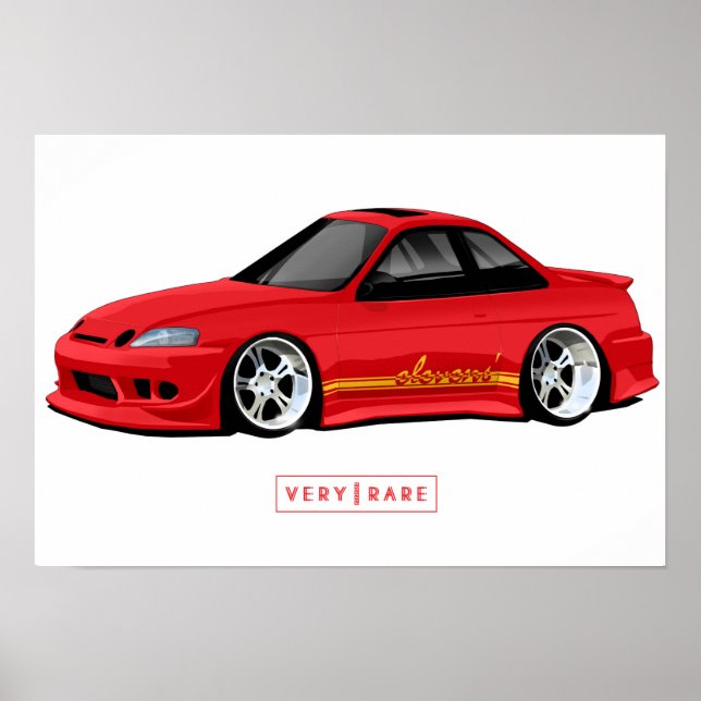 Elevens' Paint & Fibre Lexus SC300 Poster (Front)