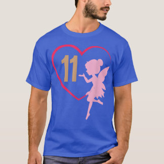 Eleventh 11th Birthday Party Fairy Tale Girl Princ T-Shirt