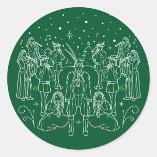 ELEVENTH DAY OF CHRISTMAS / Christmas Stickers