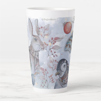 "Eleze & Friends" Boganhues Print Water Bottle Latte Mug