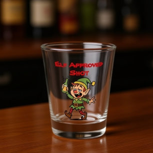 Elf Approved Shot Glass