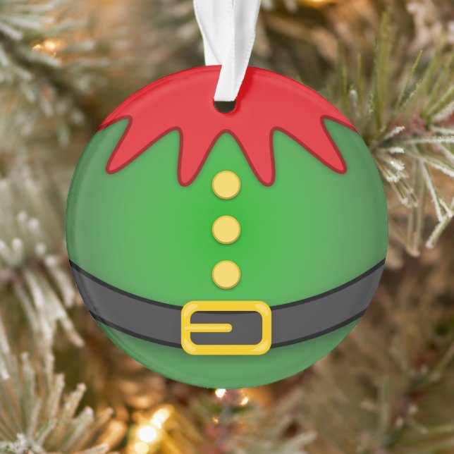 Elf Belly Ornament (Tree)