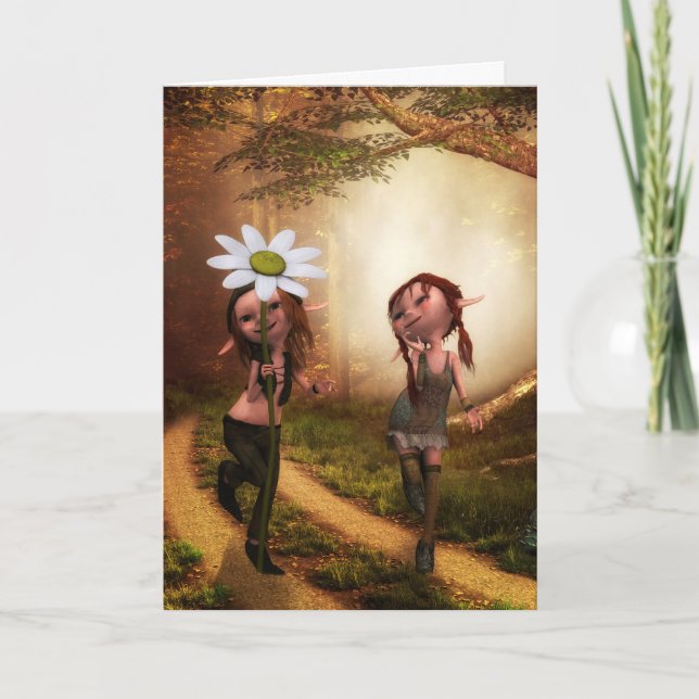 ELF BEST FRIEND FOREVER GREETING CARDS (Front)