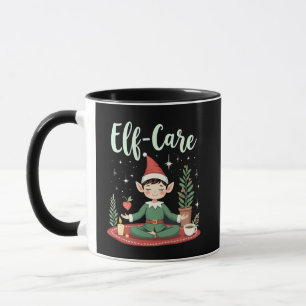 Elf Care Funny Christmas Elf Magical Self Care  Mug
