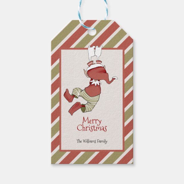 Elf Christmas Gift Tags (Front)