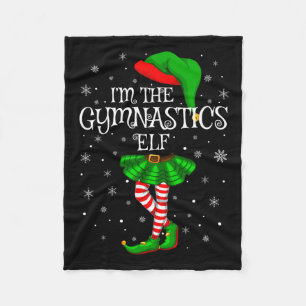 Elf Christmas Matching Family Women Girls Elf  Fleece Blanket