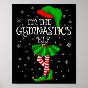 Elf Christmas Matching Family Women Girls Elf Poster