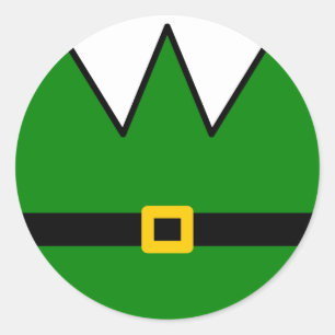elf classic round sticker