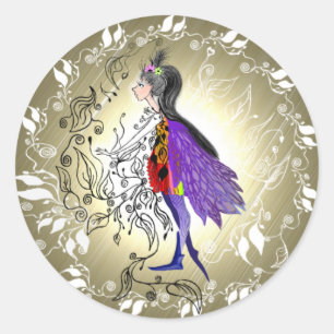 Elf Classic Round Sticker