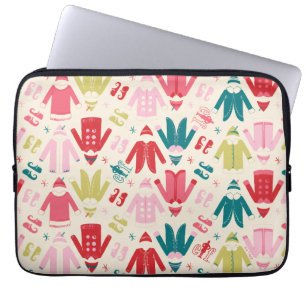 Elf Colourful Coat and Shoes Pattern Laptop Sleeve