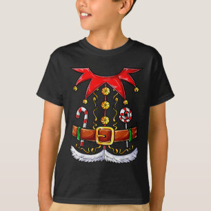 Elf Costume Christmas Elves Boys Girls Funny Xmas  T-Shirt