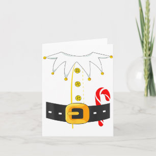 Elf Costume Christmas Holiday Men Women Kids  Card