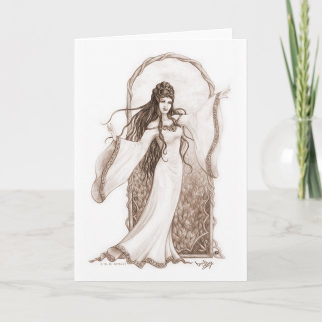 Elf Dancing Holiday Card (Front)