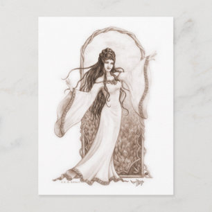 Elf Dancing Postcard