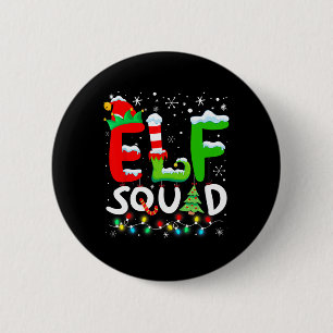 Elf Family Christmas Matching Pajamas Funny Xmas E 6 Cm Round Badge