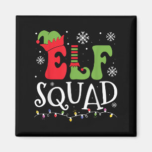 Elf Family Christmas Matching Pajamas Funny Xmas E Magnet