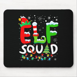 Elf Family Christmas Matching Pajamas Funny Xmas E Mouse Pad