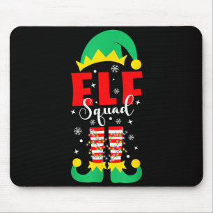 Elf Family Christmas Matching Pajamas Funny Xmas E Mouse Pad