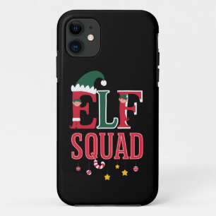 Elf Family Christmas Matching Pyjamas Elf Squad  Case-Mate iPhone Case