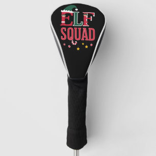 Elf Family Christmas Matching Pyjamas Elf Squad  Golf Head Cover