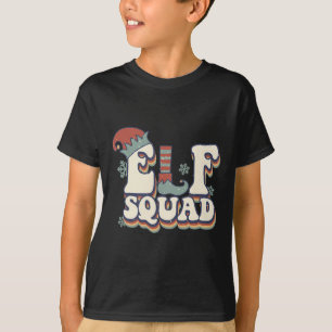 Elf Family Christmas Matching Pyjamas Xmas Elf Squ T-Shirt