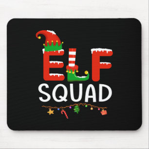Elf Family Christmas Matching Pyjamas Xmas  Mouse Pad
