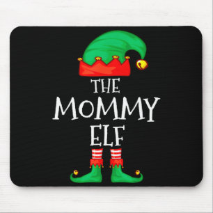 Elf Family Christmas Mommy Mom Mother Mama Elf Swe Mouse Pad
