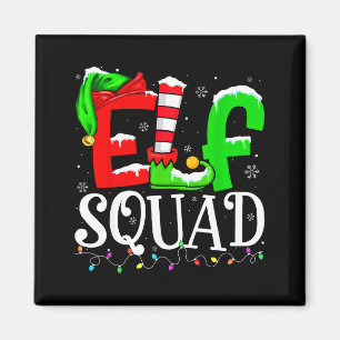 Elf Family Christmas Shirts Matching Pajamas Xmas  Magnet