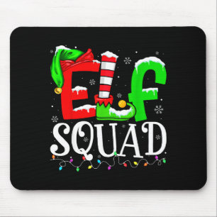 Elf Family Christmas Shirts Matching Pajamas Xmas  Mouse Pad