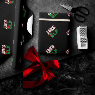 Elf Family Junior Elf Christmas Holiday #TeamElf Wrapping Paper