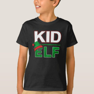 Elf Family Kid Elf Christmas Holiday #TeamElf T-Shirt