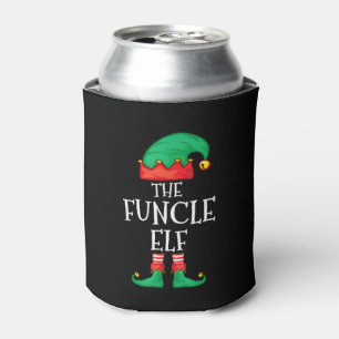 Elf Family Uncle Christmas The Funcle Elf Can Cooler