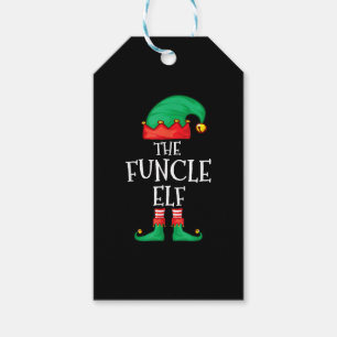 Elf Family Uncle Christmas The Funcle Elf Gift Tags
